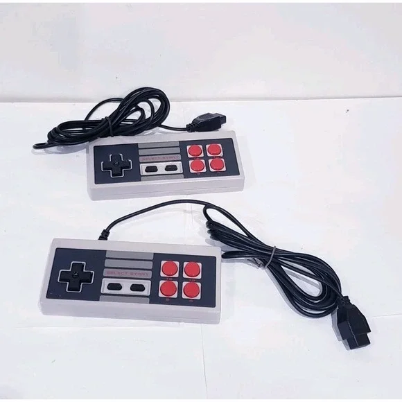 Lot Of 2 Controllers For Use With Nintendo NES Console - Tested & Working - Picture 1 of 4